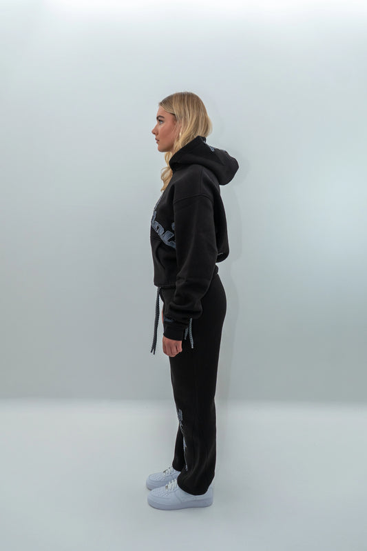 Schwarzer Unisex Hoodie - Kapuzenpullover