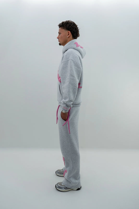 Grauer Unisex Hoodie - Kapuzenpullover