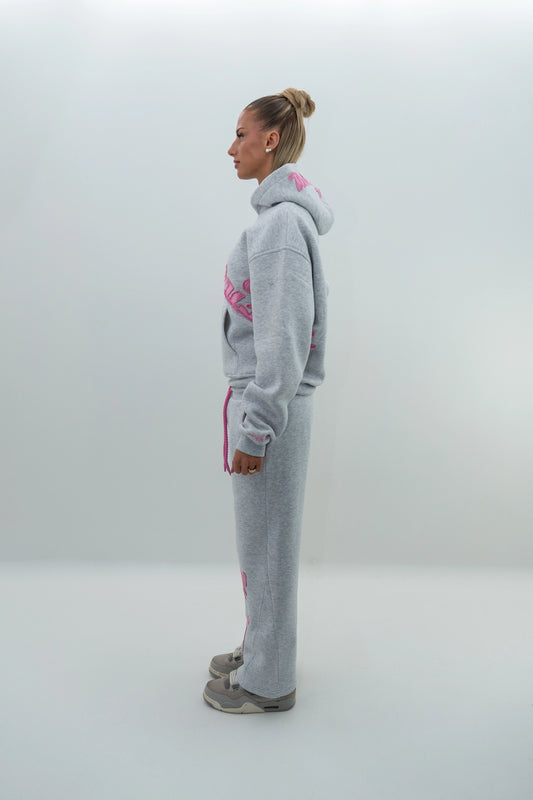 Open Leg Jogger Grau - Jogginghose